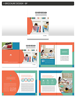 템플릿 여자 어린이교육 남자 ZIP 어린이 앉기 팜플렛 여러명 상반신 독서 한국인 인디자인 INDD 이미지템플릿 교육 다수 모션 사람 동양인 파일형식