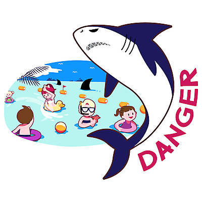 주간 여자 남자 일러스트 물놀이 여러명 성인 해변 야외 여름 여름휴가 바캉스 예절 비치볼 상어 튜브 국내일러스트 AI파일 자연요소 계절 바다 다수 공 놀이 휴가 바캉스용품 어류 사람 파일형식 벡터 여름_계절