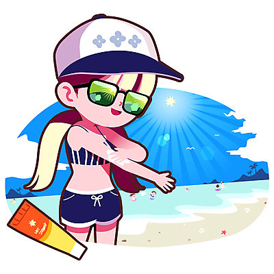 주간 모자 여자 남자 일러스트 여러명 성인 해변 야외 여름 여름휴가 바캉스 선글라스 태양 예절 선크림 국내일러스트 AI파일 자연요소 잡화 계절 안경 바다 다수 휴가 사람 화장품 파일형식 벡터 여름_계절