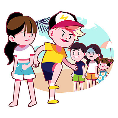 주간 모자 여자 남자 어린이 일러스트 여러명 성인 해변 야외 여름 여름휴가 바캉스 예절 파라솔 새치기 국내일러스트 AI파일 자연요소 잡화 계절 바다 다수 휴가 사람 공공예절 파일형식 벡터 여름_계절