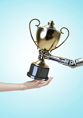 PSD 편집 편집이미지 손 교육 들기 신체부위 우승 트로피 로봇 로봇팔 4차산업 이미지편집 산업 모션 사람 최고 상_우승 파일형식