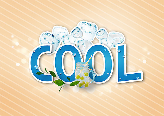 PSD 편집 편집이미지 영어 음료 음식 나뭇잎 빨대 사람없음 컵 여름 얼음 주스 시원함 이미지편집 자연요소 문자 식기 계절 잎 파일형식