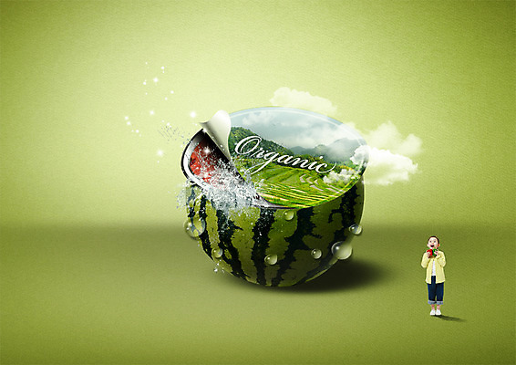 전신 PSD 구름 편집 편집이미지 음식 밭 피망 수박 한명 서기 소녀 한국인 유기농 이미지편집 자연요소 1 웰빙 여자 어린이 농업 채소 과일 모션 사람 동양인 파일형식