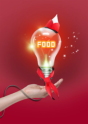 PSD 편집 편집이미지 손 리본 음식 전구 요리사모자 신체부위 빛 조리복 이미지편집 모자_잡화 유니폼 사람 요리사 파일형식