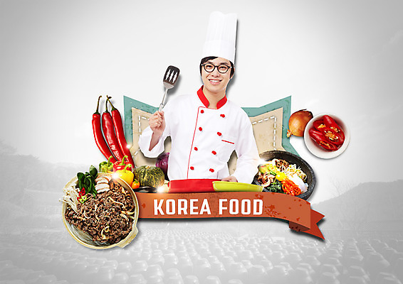 PSD 편집 편집이미지 남자 리본 안경 한식 음식 호박 양파 피망 요리사모자 한명 웃음 상반신 20대 성인 라벨 요리사 한국인 항아리 프라이팬 조리복 홍고추 뒤집개 불고기 돌솥비빔밥 이미지편집 직업 모자_잡화 1 잡화 유니폼 채소 고추 주방용품 프레임 표정 사람 동양인 청년 도자기 비빔밥 파일형식