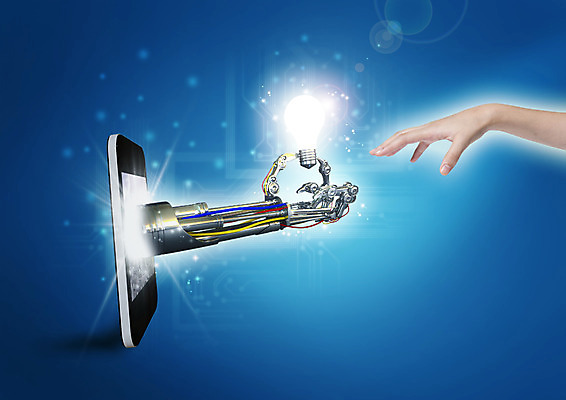 PSD 편집 편집이미지 손 비즈니스 전구 정보기술 들기 신체부위 스마트폰 디지털 로봇 전자회로 로봇팔 4차산업 이미지편집 산업 모션 기술 사람 핸드폰 스마트기기 회로판 파일형식