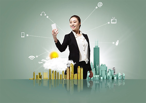 PSD 구름 편집 편집이미지 여자 비즈니스 한명 웃음 들기 빌딩 상반신 20대 성인 스마트폰 헤드폰 텔레비전 한국인 비즈니스우먼 usb메모리 와이파이 골뱅이기호 이미지편집 자연요소 1 기호 음향기기 모션 표정 사람 동양인 청년 건물 전자제품 핸드폰 스마트기기 직장인 USB 무선인터넷 파일형식