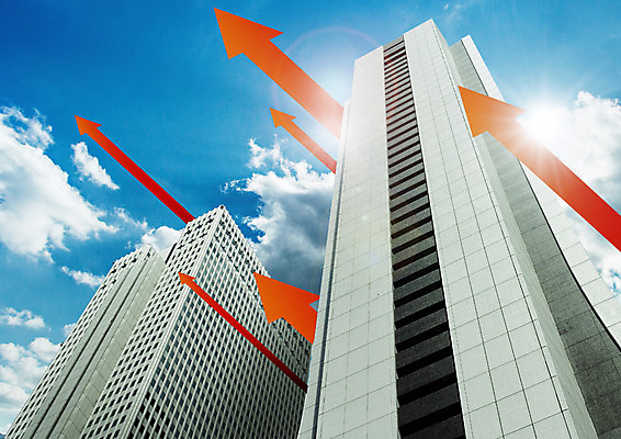 PSD 구름 편집 편집이미지 화살표 로우앵글 비즈니스 하늘 빌딩 사람없음 햇빛 고층빌딩 이미지편집 자연요소 뷰포인트 건물 태양 파일형식