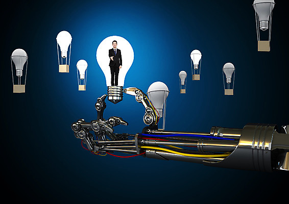 전신 PSD 편집 편집이미지 남자 비즈니스 전구 정보기술 한명 서기 20대 성인 한국인 열기구 비즈니스맨 손내밀기 로봇 로봇팔 4차산업 이미지편집 1 산업 항공교통 모션 기술 사람 동양인 손짓 청년 직장인 파일형식