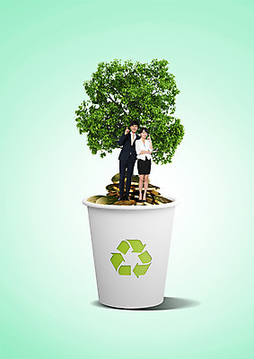 전신 PSD 나무 편집 편집이미지 여자 남자 화살표 서기 20대 성인 두명 자연보호 환경 그린캠페인 동전 재활용 한국인 비즈니스맨 비즈니스우먼 종이컵 재활용표시 이미지편집 식물 캠페인 돈 비즈니스 모션 자연 표시 사람 동양인 청년 컵 직장인 보호 일회용 친환경 파일형식