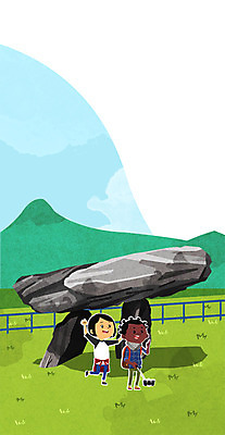 주간 PSD 외국인 여자 남자 어린이 여행 흑인 일러스트 산 야외 두명 관광지 여행객 한국인 고인돌 국내여행 셀카봉 국내일러스트 자연요소 서양인 사람 동양인 인종 무덤 청동기 파일형식