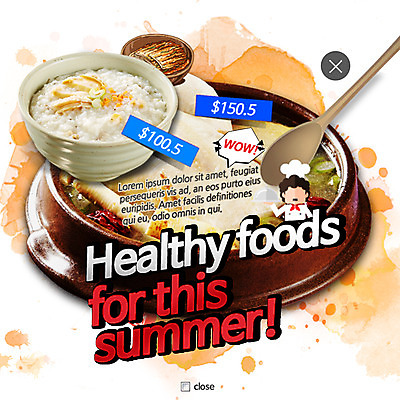 PSD 템플릿 남자 웹템플릿 여름음식 팝업 웹팝업 요리사모자 한명 이벤트 성인 여름 숟가락 요리사 삼계탕 닭죽 레이어팝업 제철음식 이미지템플릿 직업 모자_잡화 1 계절 음식 수저 사람 죽 보양식 제철 파일형식 여름_계절