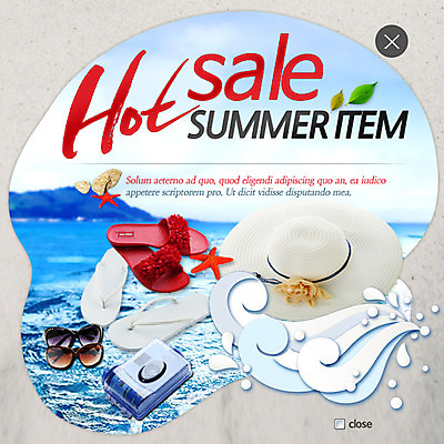 PSD 템플릿 모자 파도 바다 웹템플릿 슬리퍼 바캉스용품 팝업 웹팝업 이벤트 사람없음 여름 선글라스 세일 카메라 레이어팝업 조리개 이미지템플릿 잡화 계절 안경 신발 전자제품 오브젝트 파일형식