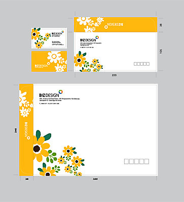 템플릿 꽃잎 명함 명함템플릿 서류봉투 편지봉투 사람없음 세트 패키지 봉투템플릿 우편봉투 비즈디자인 봉투디자인 이미지템플릿 AI파일 꽃 봉투 편지 우편물 파일형식 벡터