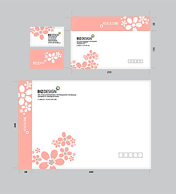 템플릿 꽃잎 명함 명함템플릿 서류봉투 편지봉투 사람없음 세트 패키지 봉투템플릿 우편봉투 비즈디자인 봉투디자인 이미지템플릿 AI파일 꽃 봉투 편지 우편물 파일형식 벡터