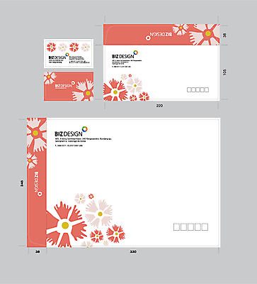 템플릿 꽃무늬 명함 명함템플릿 서류봉투 편지봉투 사람없음 세트 패키지 봉투템플릿 우편봉투 비즈디자인 봉투디자인 이미지템플릿 AI파일 꽃 무늬 봉투 편지 우편물 파일형식 벡터