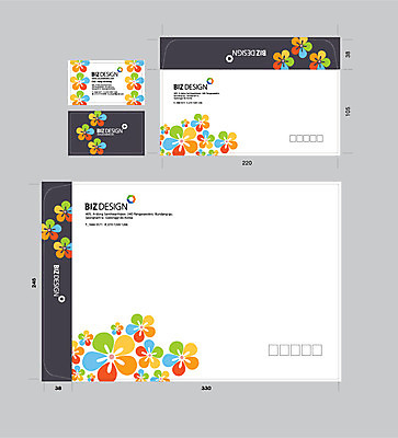 템플릿 꽃잎 명함 명함템플릿 서류봉투 편지봉투 사람없음 세트 패키지 봉투템플릿 우편봉투 비즈디자인 봉투디자인 이미지템플릿 AI파일 꽃 봉투 편지 우편물 파일형식 벡터