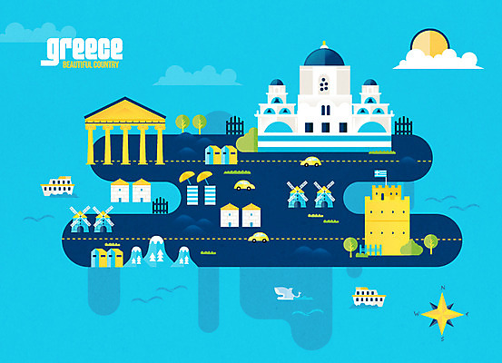 구름 일러스트 자동차 주택 신전 사람없음 관광지 태양 풍차 파라솔 성 나침반 그리스 상어 여행지도 그리스건축 그리스여행 랜드마크 로마신전 선박 국내일러스트 AI파일 자연요소 건축물 유럽 육상교통 해외여행 여행 고건축 수상교통 지도 서양건축 어류 건물 파일형식 벡터