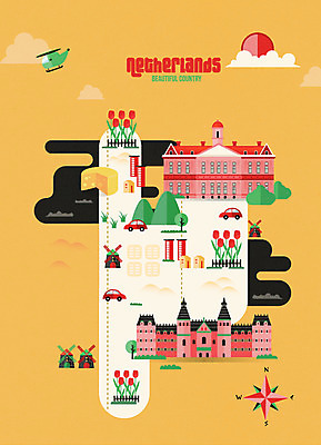구름 여행 일러스트 자동차 치즈 사람없음 건물 관광지 태양 풍차 튤립 성 헬리콥터 나침반 네덜란드 여행지도 네덜란드여행 랜드마크 국내일러스트 AI파일 자연요소 건축물 꽃 유럽 육상교통 해외여행 지도 유제품 비행기 파일형식 벡터