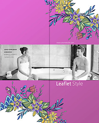 PSD 서양인 템플릿 편집 표지디자인 북디자인 커플 출판디자인 여자 표지 남자 꽃 리플렛 2단접지 북커버 욕조 앉기 팜플렛 상반신 20대 성인 두명 수건 뷰티 마주보기 스파 마사지 이미지템플릿 외국인 식물 관계 모션 사람 청년 위생용품 파일형식