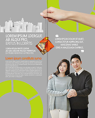 PSD 템플릿 편집 표지디자인 북디자인 손 부부 출판디자인 여자 남자 내지 리플렛 2단접지 북커버 가족 주택 웃음 빌딩 팜플렛 상반신 성인 두명 30대 모형 한국인 내집마련 이미지템플릿 커플 관계 부동산 표정 사람 동양인 건물 신체부위 장년 파일형식