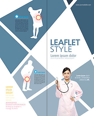 PSD 서양인 템플릿 편집 표지디자인 북디자인 출판디자인 여자 표지 실루엣 리플렛 2단접지 북커버 의학 청진기 팜플렛 상반신 성인 세명 의사 무릎통증 요통 이미지템플릿 외국인 의료기기 촬영기법 사람 고통 의료진 허리통증 파일형식