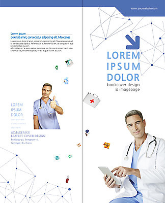 PSD 서양인 템플릿 편집 표지디자인 북디자인 출판디자인 표지 남자 리플렛 40대 2단접지 북커버 의학 청진기 손짓 팜플렛 상반신 성인 두명 태블릿 의사 최고 구급상자 이미지템플릿 외국인 중년 의료기기 모션 사람 전자제품 스마트기기 의료진 의료용품 파일형식