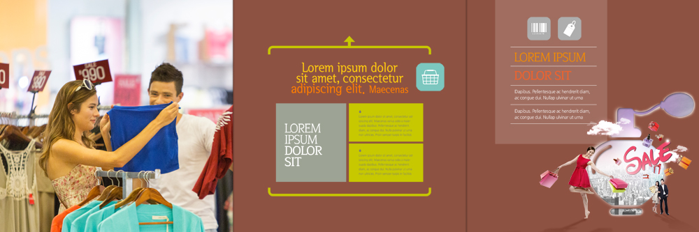 PSD 서양인 템플릿 편집 표지디자인 북디자인 커플 출판디자인 옷 여자 남자 내지 리플렛 북커버 3단접지 이벤트 팜플렛 여러명 20대 성인 쇼핑 쇼핑백 세일 한국인 옷가게 이미지템플릿 외국인 다수 가방 관계 사람 동양인 청년 상점 파일형식
