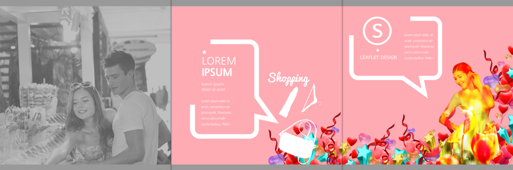 PSD 서양인 템플릿 편집 표지디자인 북디자인 커플 출판디자인 여자 표지 남자 리본 리플렛 북커버 3단접지 이벤트 팜플렛 상반신 20대 성인 옆모습 세명 쇼핑 선글라스 핸드백 하트 옷걸이 이미지템플릿 모양 외국인 안경 뷰포인트 가방 관계 사람 청년 파일형식