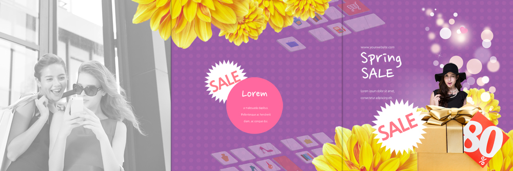 PSD 서양인 템플릿 편집 모자 표지디자인 북디자인 출판디자인 여자 표지 꽃 리플렛 북커버 3단접지 이벤트 팜플렛 상반신 20대 성인 세명 선물상자 쇼핑 선글라스 세일 이미지템플릿 외국인 식물 잡화 안경 선물 사람 청년 상자 파일형식