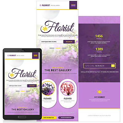 PSD 템플릿 꽃 웹템플릿 모바일 취미 사람없음 꽃꽂이 모바일템플릿 모바일웹 플로리스트 이미지템플릿 식물 직업 원예 파일형식