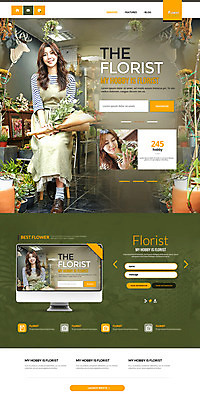 PSD 템플릿 여자 꽃 웹템플릿 20대 성인 취미 세명 홈페이지 홈페이지시안 한국인 꽃꽂이 플로리스트 랜딩페이지 이미지템플릿 식물 직업 사람 동양인 청년 원예 파일형식