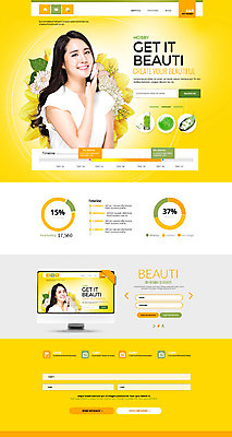 PSD 템플릿 여자 꽃 웹템플릿 사이트템플릿 20대 성인 취미 두명 화장 홈페이지 모니터 홈페이지시안 한국인 퍼프 의료성형뷰티 이미지템플릿 식물 사람 동양인 청년 컴퓨터 뷰티 파일형식