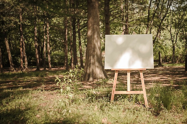 주간 PSD 나무 편집이미지 공원 백그라운드 프레임 사람없음 야외 디지털합성 이젤 캔버스 디지털아트 이미지편집 자연요소 식물 공공시설 미술도구 파일형식