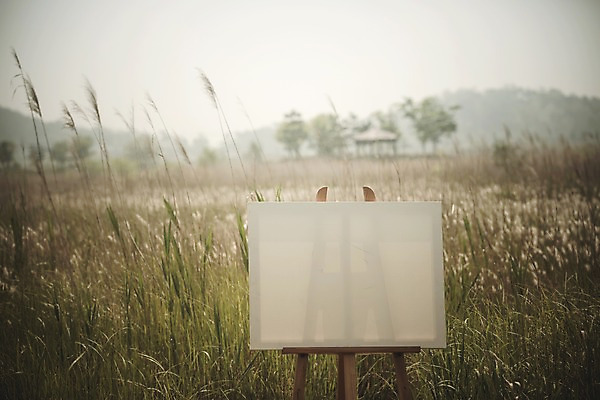 주간 PSD 편집이미지 백그라운드 프레임 초원 사람없음 야외 풀잎 디지털합성 이젤 캔버스 디지털아트 이미지편집 자연요소 잎 미술도구 풀_식물 파일형식