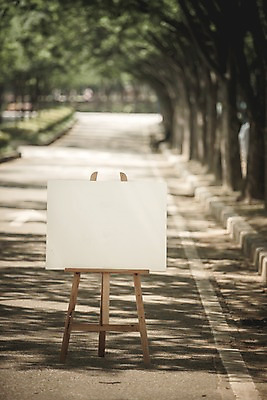 주간 PSD 나무 편집이미지 도로 백그라운드 프레임 사람없음 야외 디지털합성 이젤 캔버스 디지털아트 이미지편집 자연요소 식물 길 교통시설 미술도구 파일형식