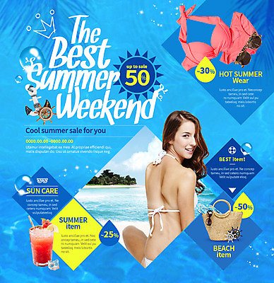 PSD 외국인 템플릿 여자 수영복 음료 웹템플릿 이벤트페이지 한명 이벤트 성인 여름휴가 바캉스 비키니 선글라스 이미지템플릿 1 옷 안경 휴가 사람 인종 페이지 파일형식 여름_계절