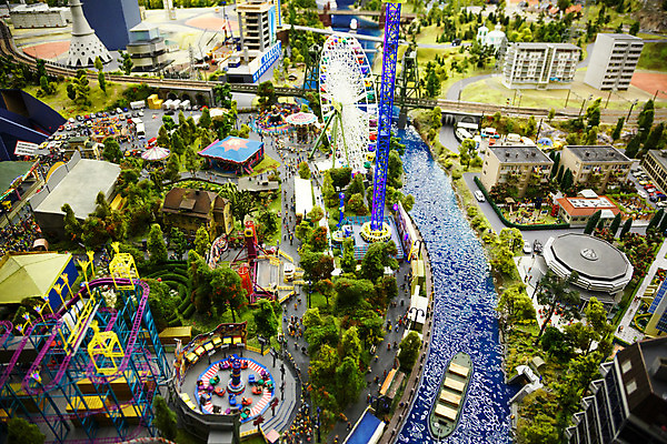 포토 JPG 해외이미지 사람없음 강 장난감 놀이공원 미니어처 도시 오브젝트 해외202004 해외포토 모형 테마파크 파일형식 이미지허브