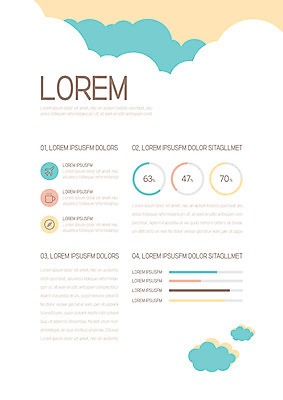 구름 템플릿 내지 사람없음 열기구 프레젠테이션 문서템플릿 서식 레이아웃 문서 제안서 이미지템플릿 AI파일 자연요소 항공교통 파일형식 벡터
