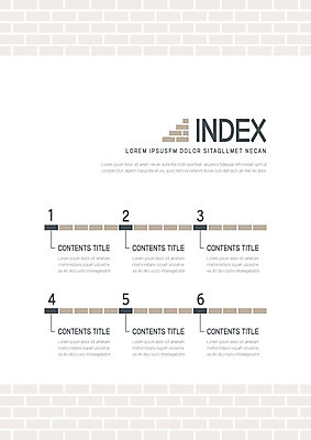 템플릿 내지 사람없음 프레젠테이션 문서템플릿 서식 레이아웃 문서 제안서 벽돌무늬 목차 이미지템플릿 AI파일 무늬 파일형식 벡터