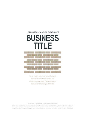 템플릿 표지 사람없음 프레젠테이션 문서템플릿 서식 레이아웃 문서 제안서 벽돌무늬 이미지템플릿 AI파일 무늬 파일형식 벡터