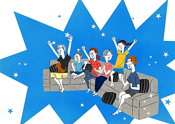 PSD 여자 노년 남자 별 어린이 올림픽 쿠션 일러스트 가족 응원 대가족 여러명 성인 소파 강아지 국내일러스트 자연요소 스포츠 다수 의자 관계 사람 반려동물 개 파일형식