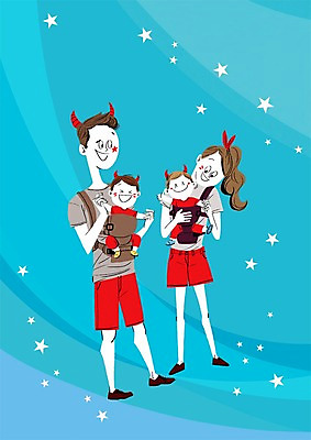 PSD 여자 남자 별 올림픽 일러스트 가족 응원 여러명 성인 아기 머리띠 포대기 국내일러스트 자연요소 스포츠 다수 장신구 관계 사람 아기용품 파일형식