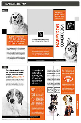 템플릿 ZIP 반려견 리플렛 사람없음 골든리트리버 강아지 슈나우저 시베리안허스키 비글 반려 인디자인 INDD 이미지템플릿 반려동물 개 리트리버 파일형식