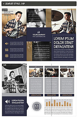 템플릿 남자 ZIP 악기 음악 리플렛 연주 여러명 성인 한국인 드럼 인디자인 INDD 이미지템플릿 다수 문화예술 타악기 사람 동양인 파일형식