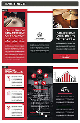 템플릿 ZIP 악기 음악 리플렛 사람없음 드럼 드럼스틱 인디자인 INDD 이미지템플릿 문화예술 타악기 파일형식