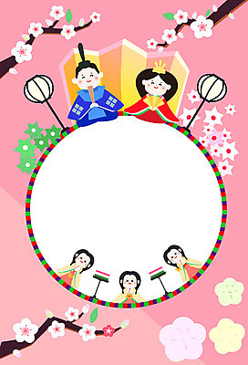 여자 남자 문화 인형 일본문화 일러스트 프레임 이벤트 여러명 성인 봄 벚꽃 일본전통 일본전통인형 프레임일러스트 히나마츠리 국내일러스트 AI파일 동양문화 전통 계절 꽃 외국문화 다수 사람 일본 일본전통축제 파일형식 벡터