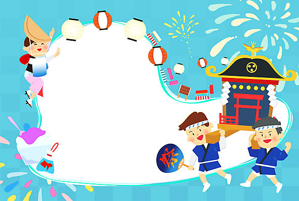 여자 남자 문화 가마_이동수단 일본문화 일러스트 프레임 불꽃놀이 이벤트 성인 세명 여름 부채 금붕어 가마꾼 일본전통축제 프레임일러스트 홍등 국내일러스트 AI파일 동양문화 계절 교통수단 외국문화 놀이 어류 사람 축제 등불 파일형식 벡터