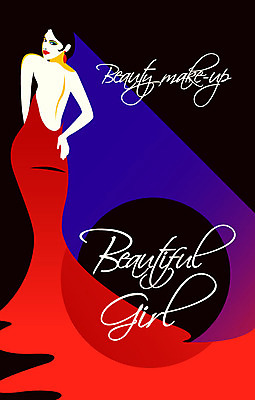 전신 드레스 여자 일러스트 한명 성인 화장 뷰티 섹시 여신 국내일러스트 AI파일 1 옷 컨셉 사람 파일형식 벡터