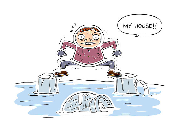 전신 남자 일러스트 한명 서기 성인 환경 빙하 지구온난화 이글루 에스키모 에스키모인 국내일러스트 AI파일 녹이기 1 모션 사람 기후변화 파일형식 벡터